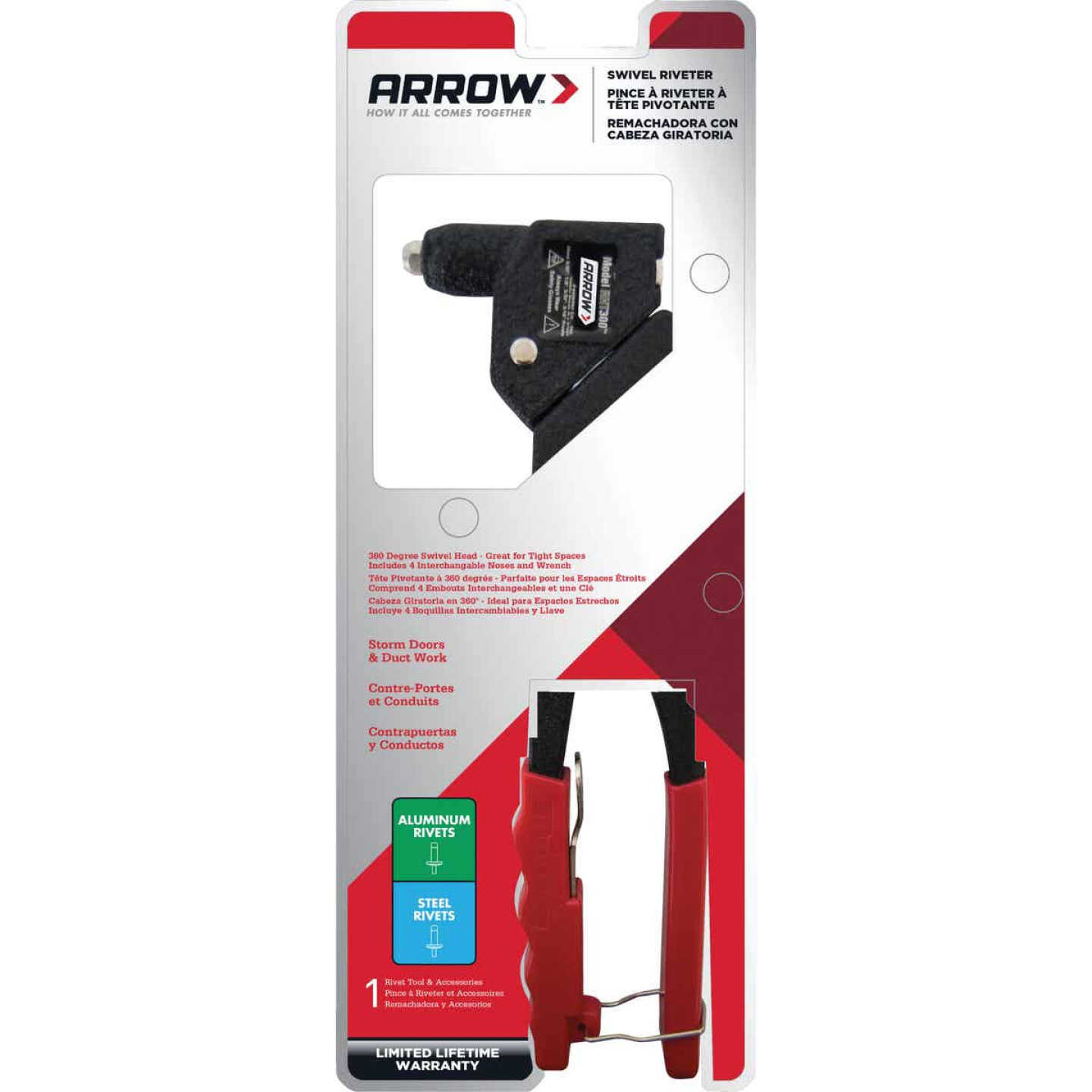 Arrow Swivel Head Rivet Tool - Power Townsend Company